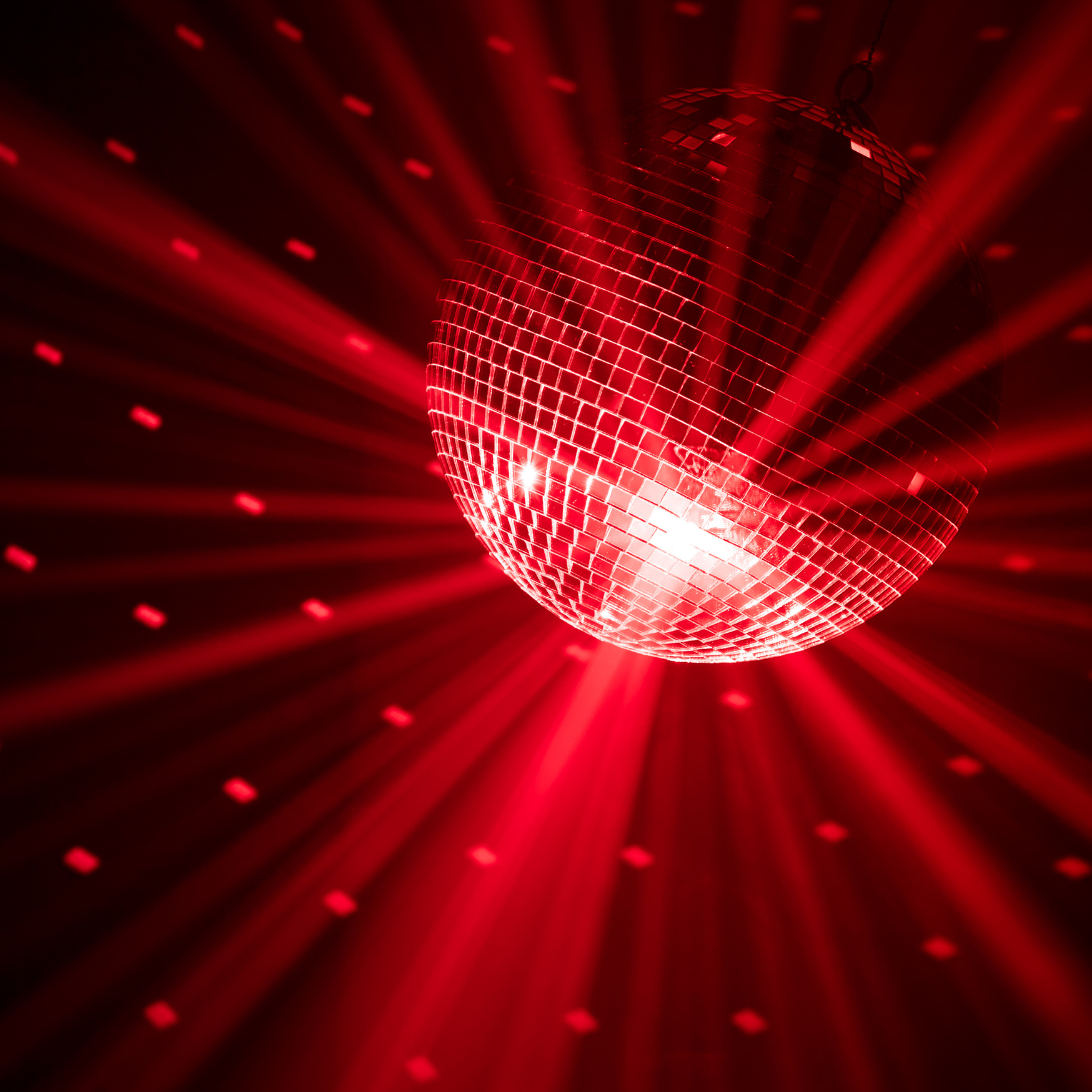 red party background